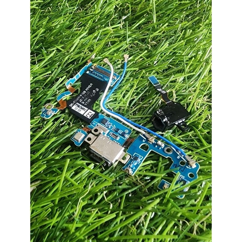 SAMSUNG GALAXY S9 G960F FLEXIBLE PAPAN CAS KONEKTOR CHARGER PCB BOARD CAS  PLUS IC+MIC+ CON