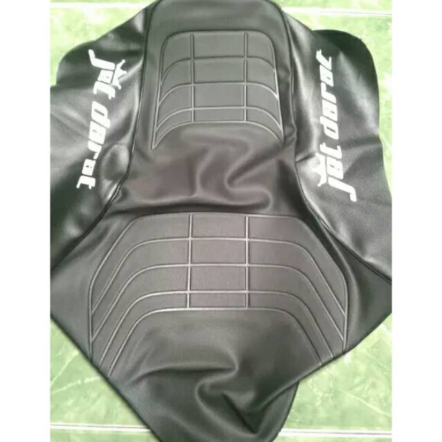 cover/kulit jok motor RX King Jet Darat hitam