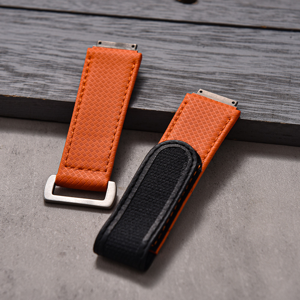 FKM Rubber Watband For Riard Mille RM11-03 011 RM030 RM67-01 RM59-01 RM007 Fluororubber elastic Nylo