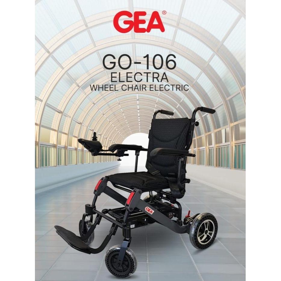 KURSI RODA GEA GO 106 KURSI RODA TRAVEL ELEKTRIK GO-106 ELECTRA WHEEL CHAIR ELECTRIC GEA