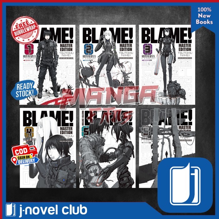 Komik Manga: BLAME Master Edition vol 1-6 by Tsutomu Nihei