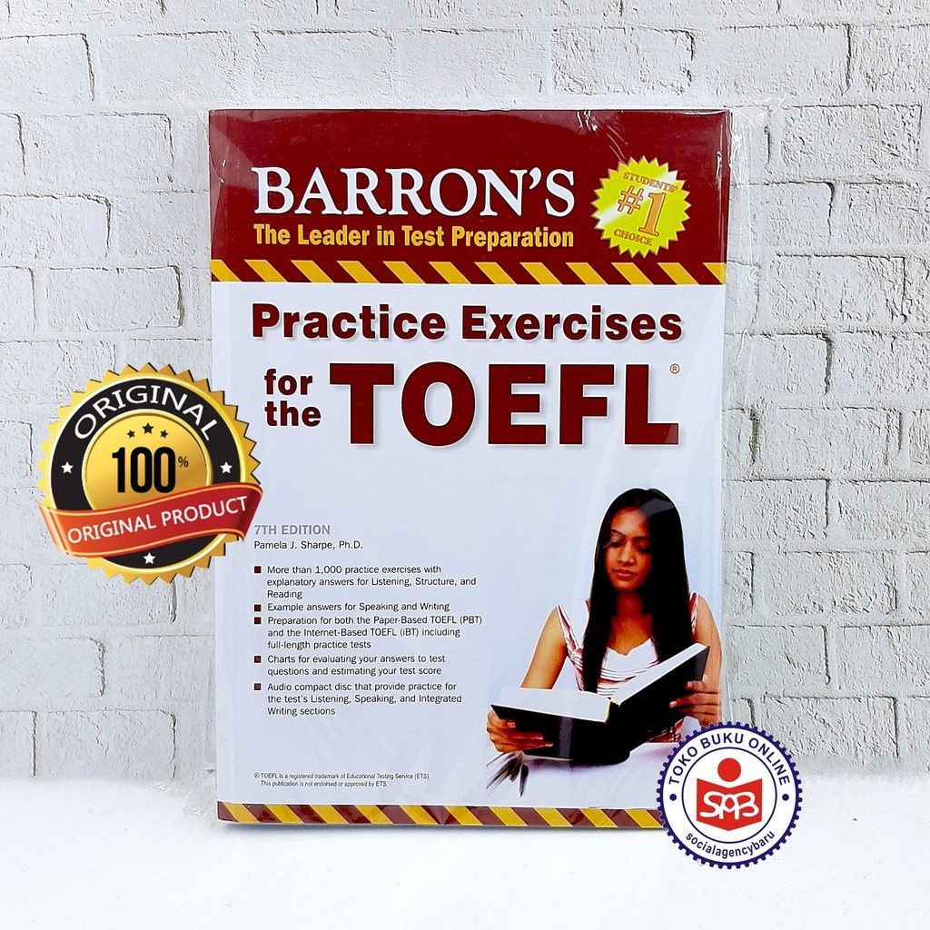 Barron's Practice Exercises for TOEFL 7th Edition (Original)