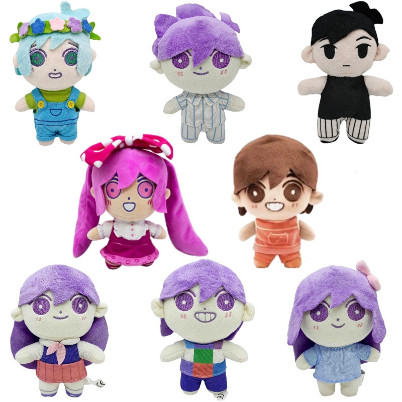 8" Omori Plush Doll Cartoon Stuffed Pillow Toy Plushies Figure Cute Gifts Omori Cosplay Props Mer Ga