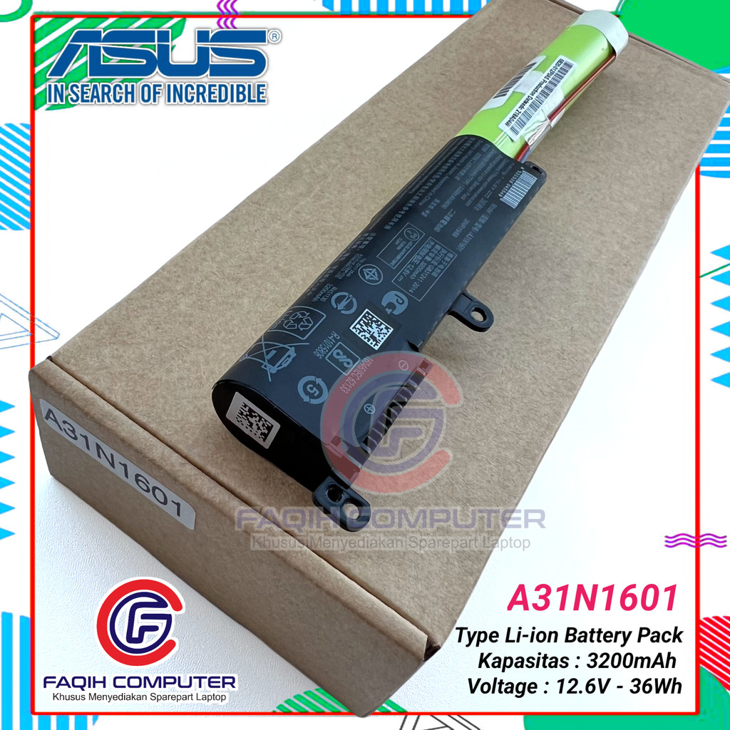 Baterai Batre Laptop Asus X541UA X541UV F541UA R541UA X541SA A31N1601