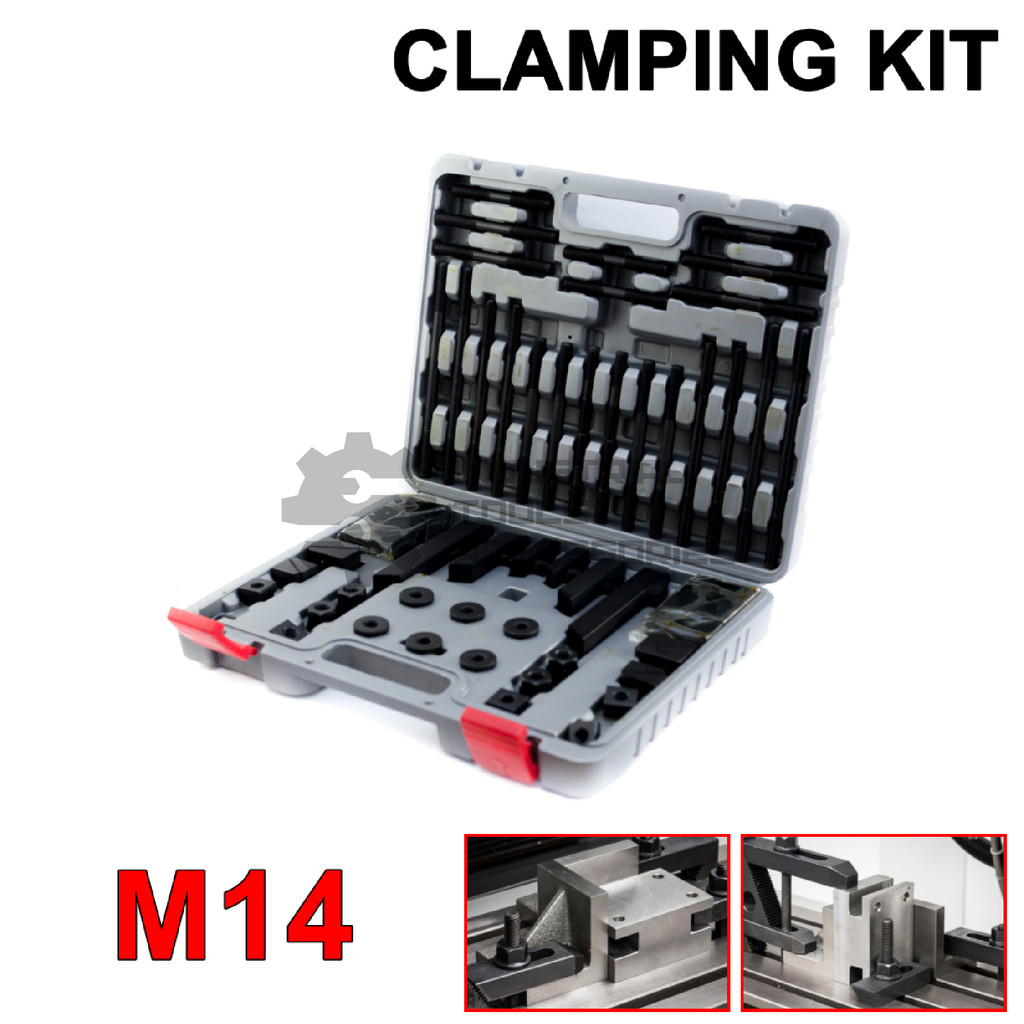 Clamping Kit M 14 Clemping Klem Mesin Milling Set M14 Penjepit Clamp