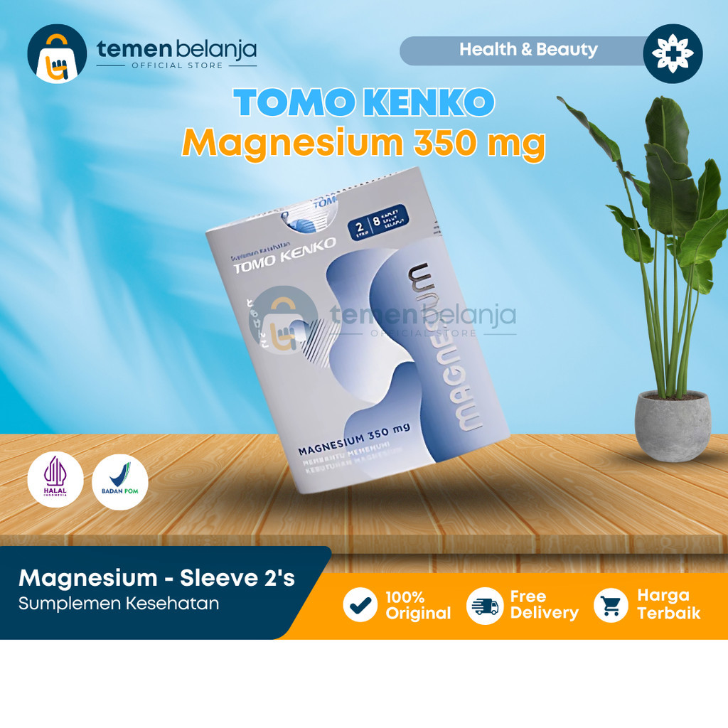 Tomo Kenko Magnesium 350 mg Sleeve | Suplemen Magnesium