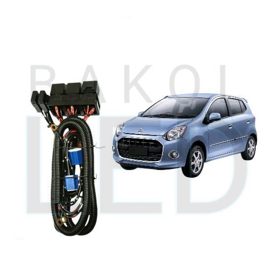 Relay Set Lampu Utama LED H4  Mobil Daihatsu Ayla 2013 2025 BL