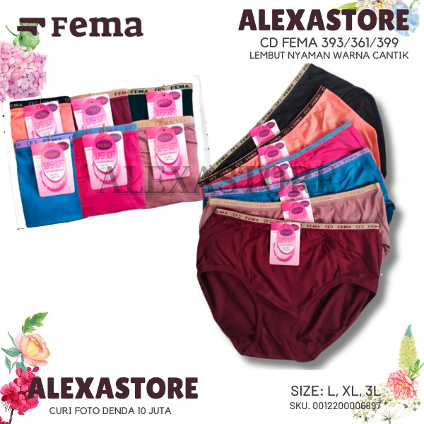(GROSIR) CD FEMA 393/361 ,CELANA DALAM WANITA ,CELANA DALAM CEWEK FEMA 393/361