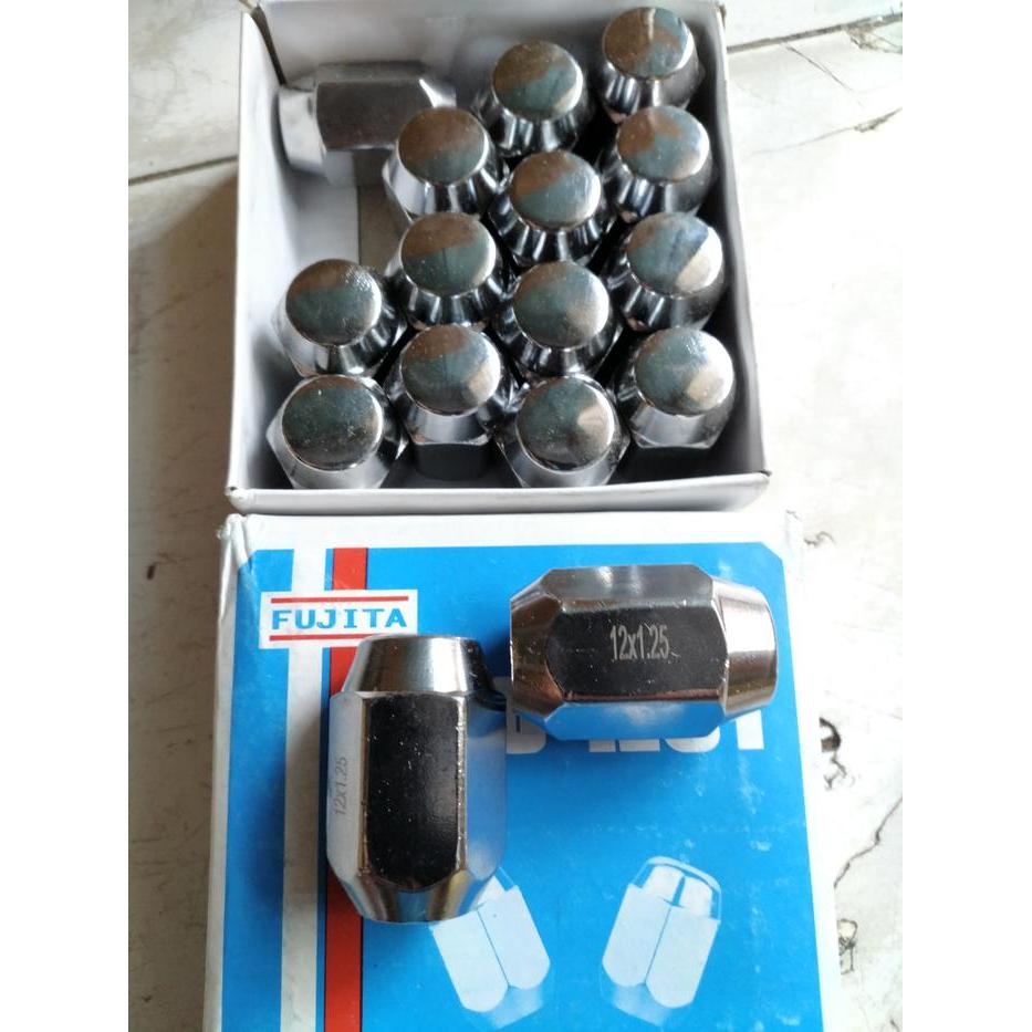 Mur roda racing 1.25 kunci 21 panjang 35mm Top