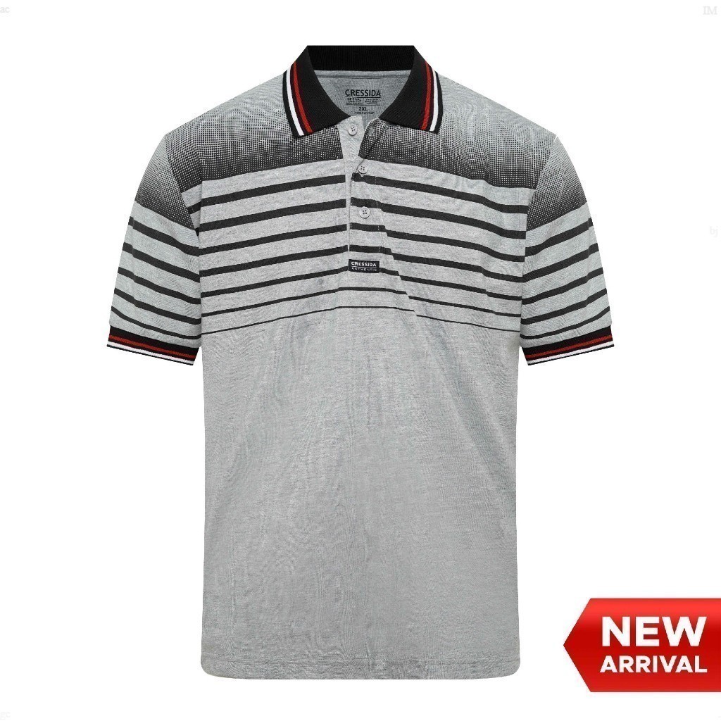 Cressida |  Kaos Kerah Big Size Polo Shirt Jumbo Pria Baju Cowok  - SYWNS.HB011W