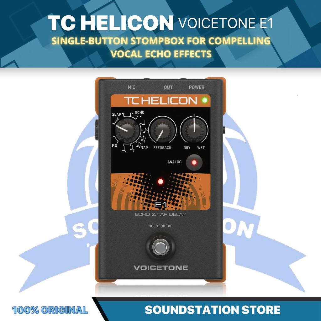 TC Helicon Voicetone E1 - E 1 Voice tone Efek Gitar Bass Pedal E-1