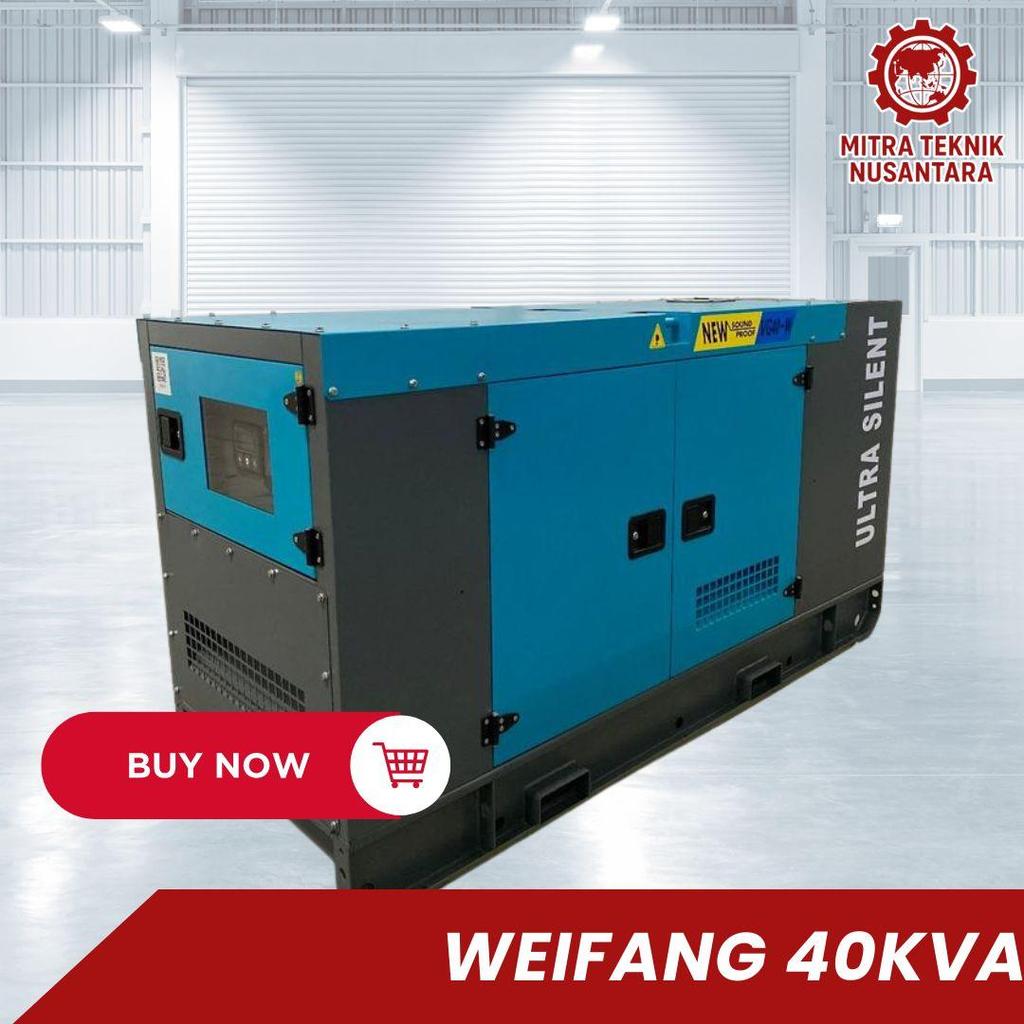 Genset 40KVA Weifang Ultra Silent Diesel