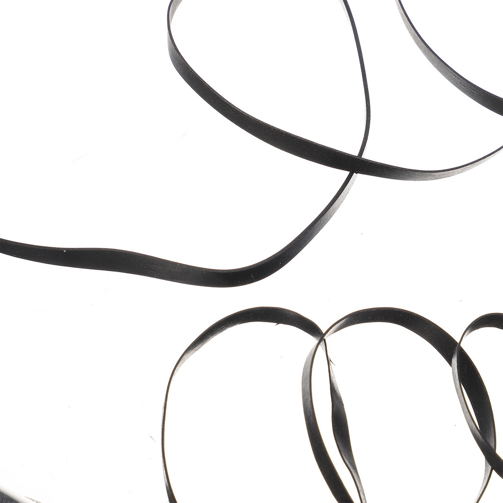 50pcs Cassette Belts 4Mm Square Flat Rubber Drive Belts For Tape Recorder Player Repair Replacement 
