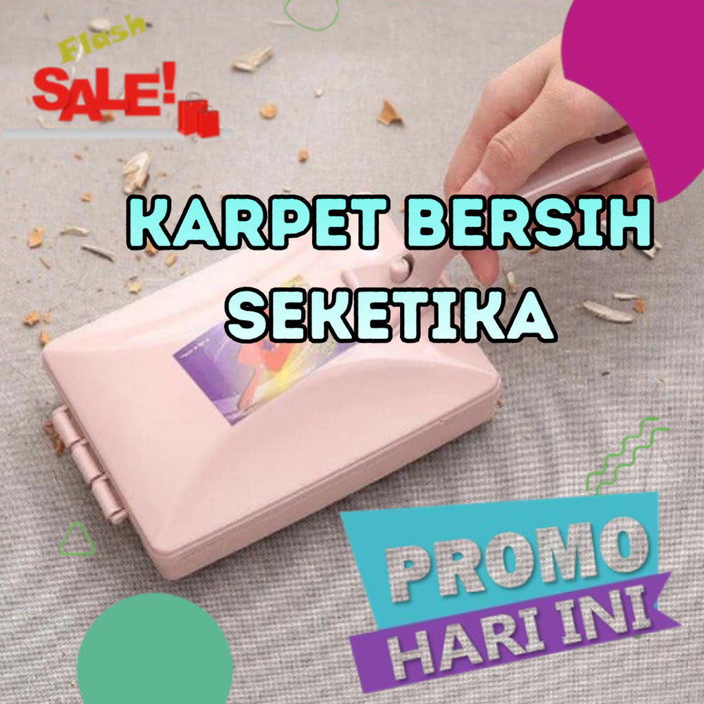 Cod Sikat Ajaib Pembersih Karpet Sikat Permadani Karpet Sikat Kasur Sofa Kain Beludru 3 In 1