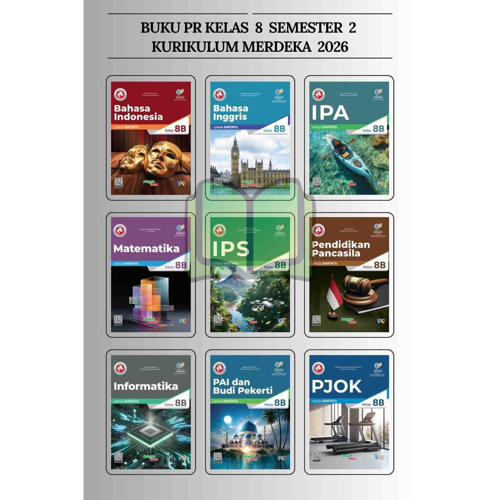 Buku PR/LKS interaktif SMP Kelas 8 Semester 2 Intan pariwara Terbaru
