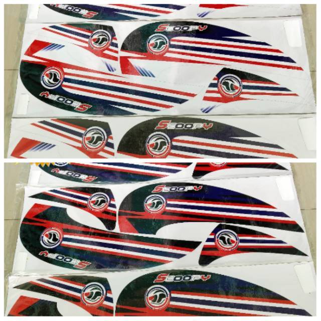 striping list body variasi SCOOPY FI 2013 2014 2015 2017 2018 THAILAND