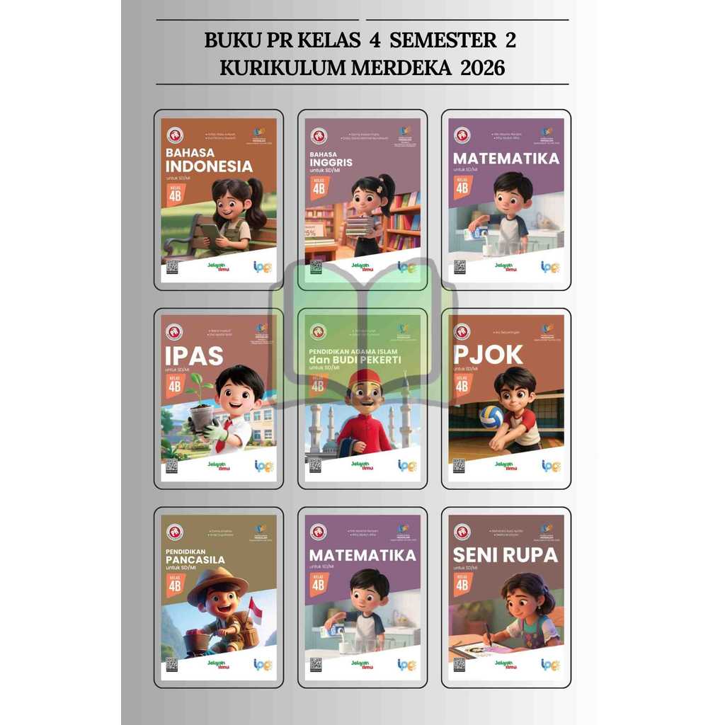 BUKU PR/LKS SD/MI KELAS 1 2 3 4 5 6 SEMESTER 1&2 INTAN PARIWARA TAHUN 2026