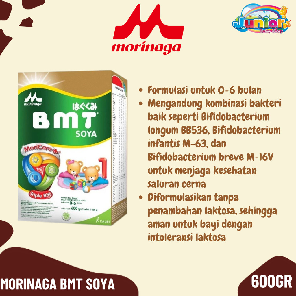 Susu Morinaga BMT Soya 600gr - Susu Formula Bayi