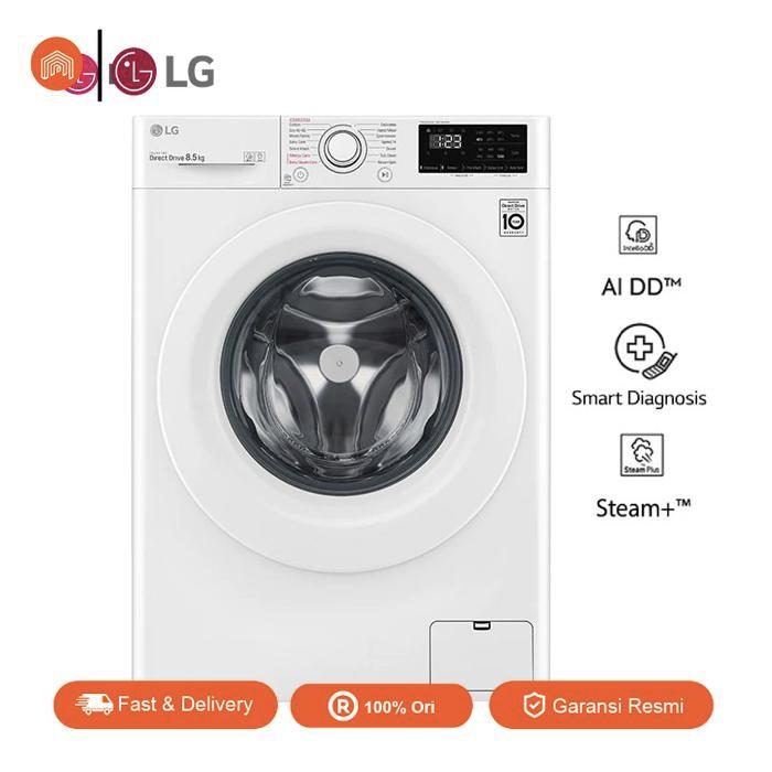 LG FB1209S5W Mesin Cuci Front Loading w/ AI DD 9kg - LG Mesin Cuci - LG Mesin Cuci Top Loading - LG 