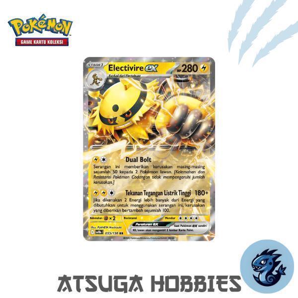 Electivire ex / Electabuzz - Kartu Pokemon Indonesia, sv10s 053/138 - Electivire ex