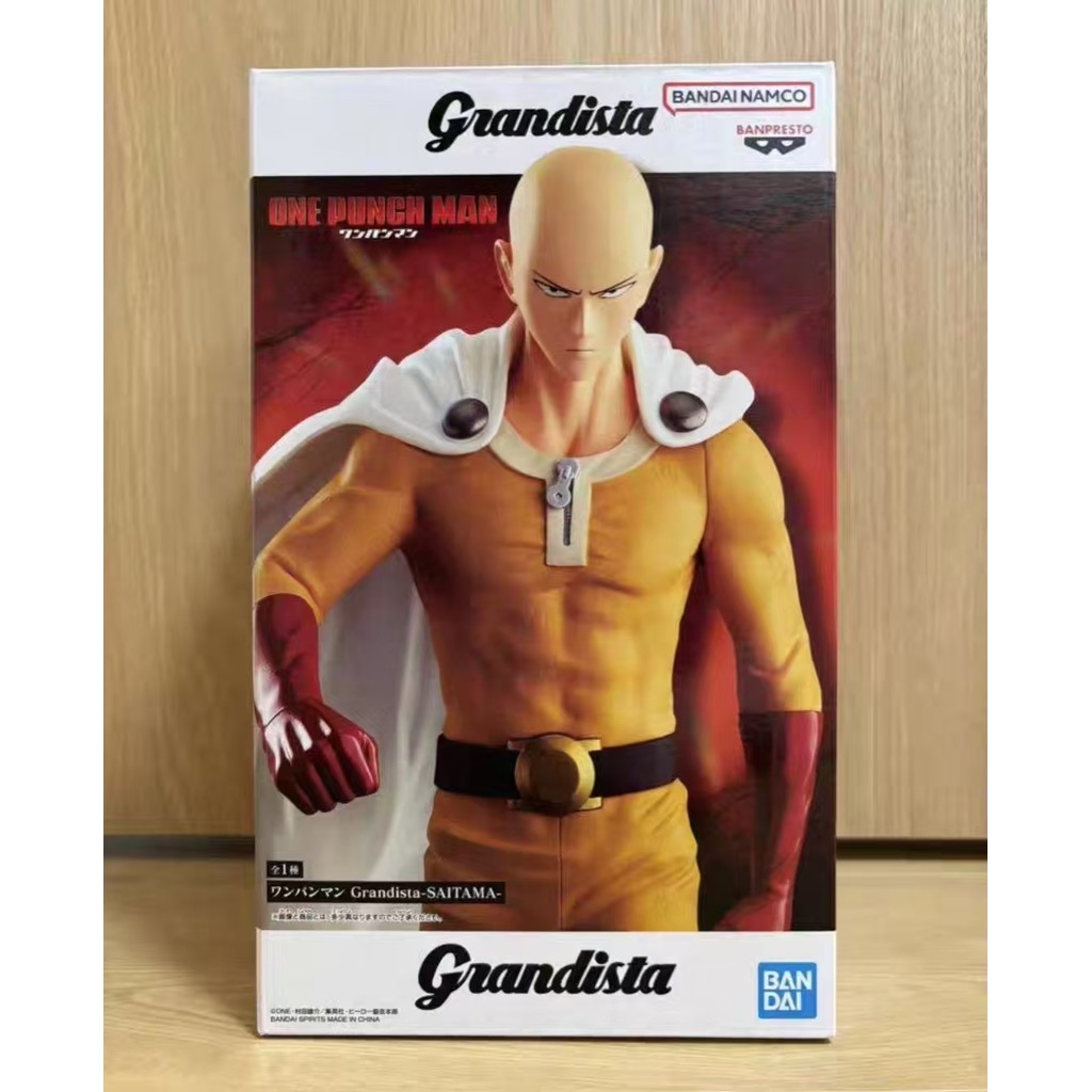 Genuine Bandai Banpresto One-Punch Man Grandista Saitama Original Anime Figure Model Collector Figur