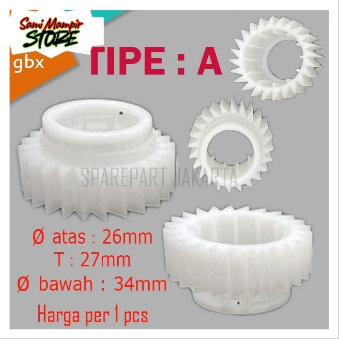 SMStore Plastik Gear Motor Gearbox Mesin Cuci GGK-033A