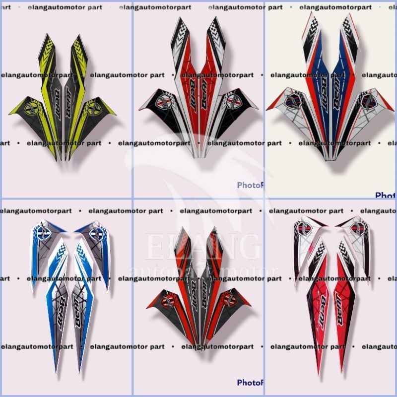 STIKER STRIPING HONDA BEAT FI ESP 2016 2017 STRIPING BEAT ESP