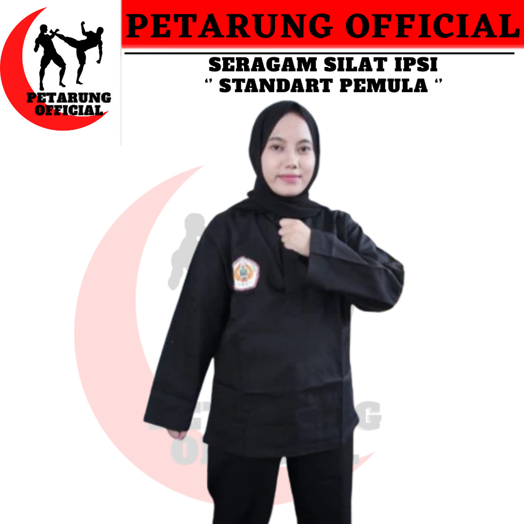 SERAGAM SILAT IPSI LENGKAP / BAJU SILAT IPSI STANDART PEMULA - BAJU DAN CELANA IPSI LENGKAP