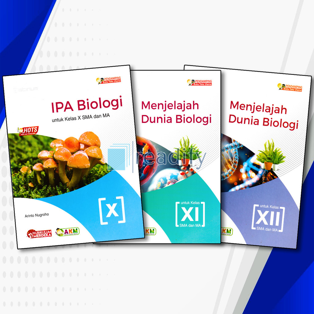 Platinum Menjelajah Dunia Biologi Kelas 10 11 12 SMA/MA Tiga Serangkai Kurikulum Merdeka Revisi Terb