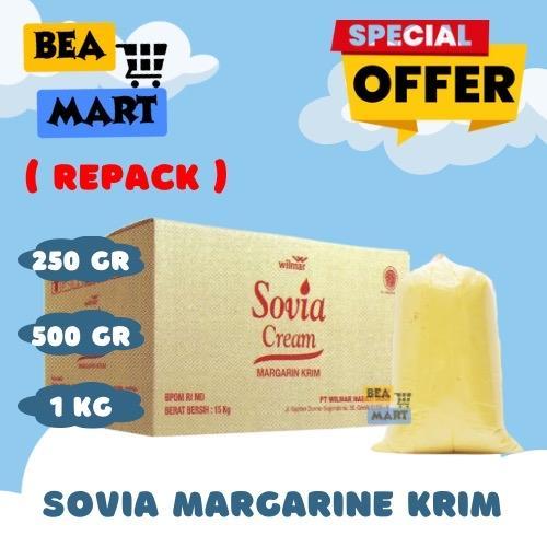 Sovia Margarin Cream 250gr 500gr 1kg | Sofia Margarine Krim Creme Repack 250 500 gr gram 1 kg