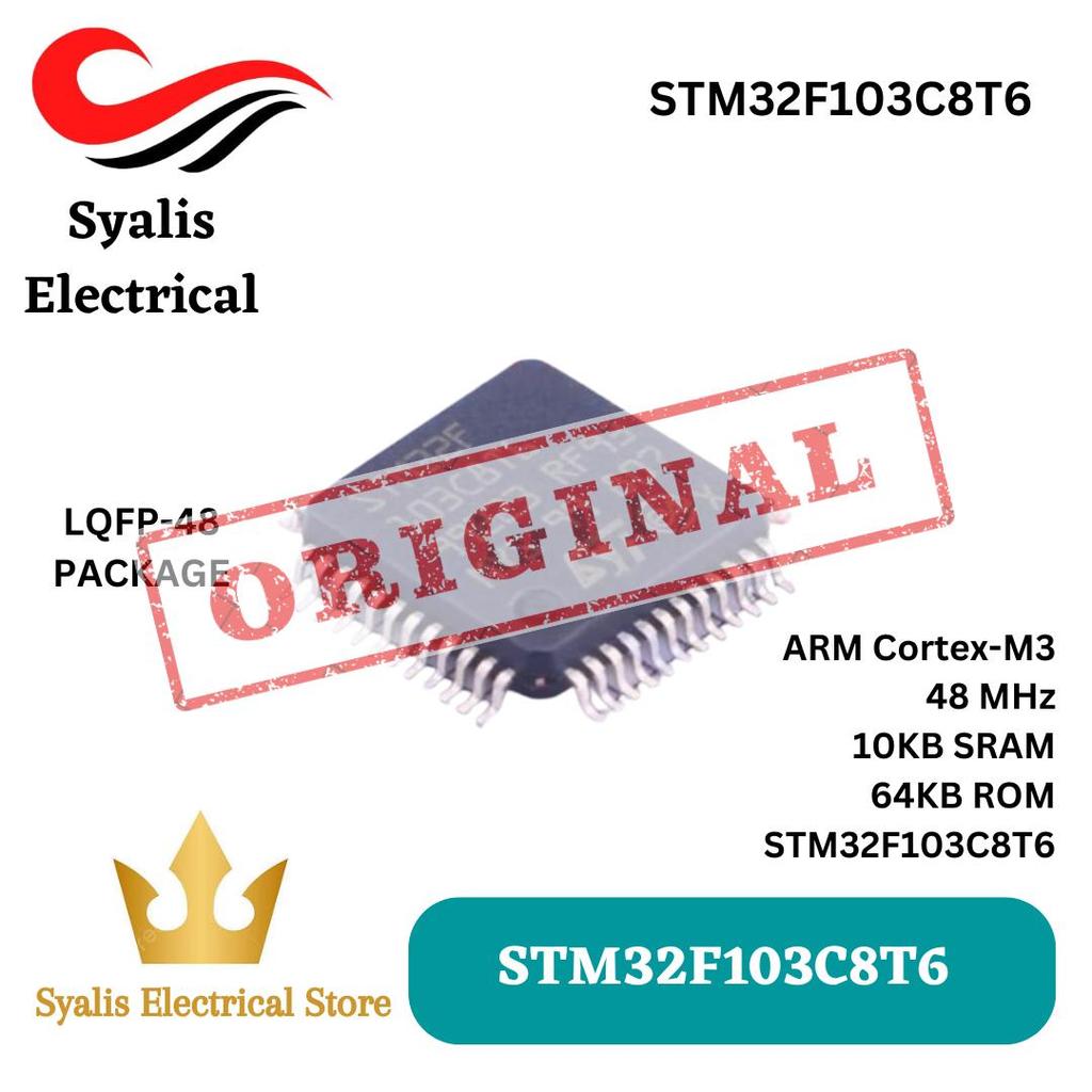 Chip STM32F103C8T6 IC STM32 Chipset [Syalis]