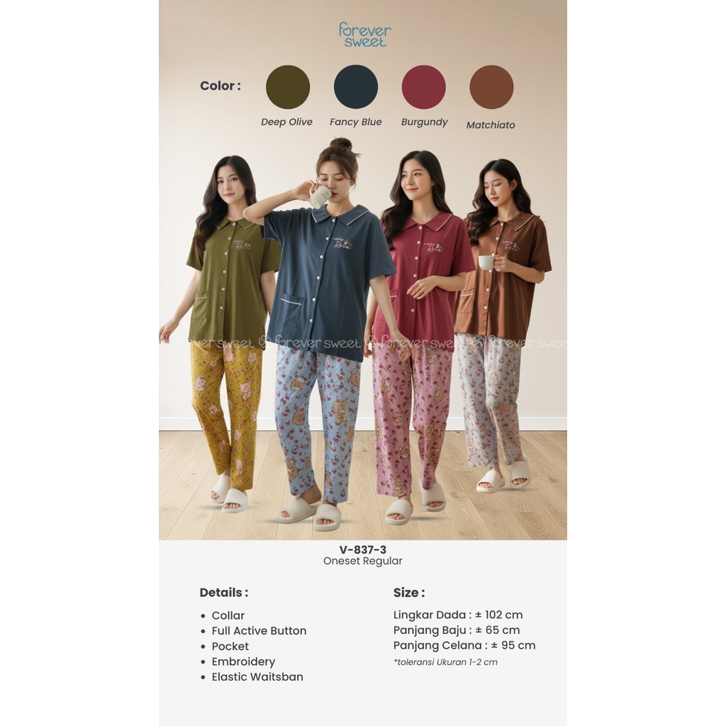 Baju Tidur Baby Doll Regular Forever Sweet