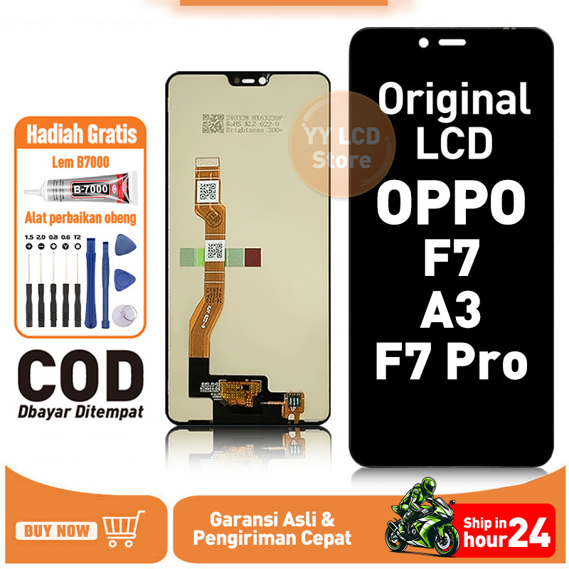 LCD OPPO F7 F7 Pro LCD OPPO A3 TOUCHSCREEN Fullset Crown Murah Compatible For Glass Touch Screen Dig