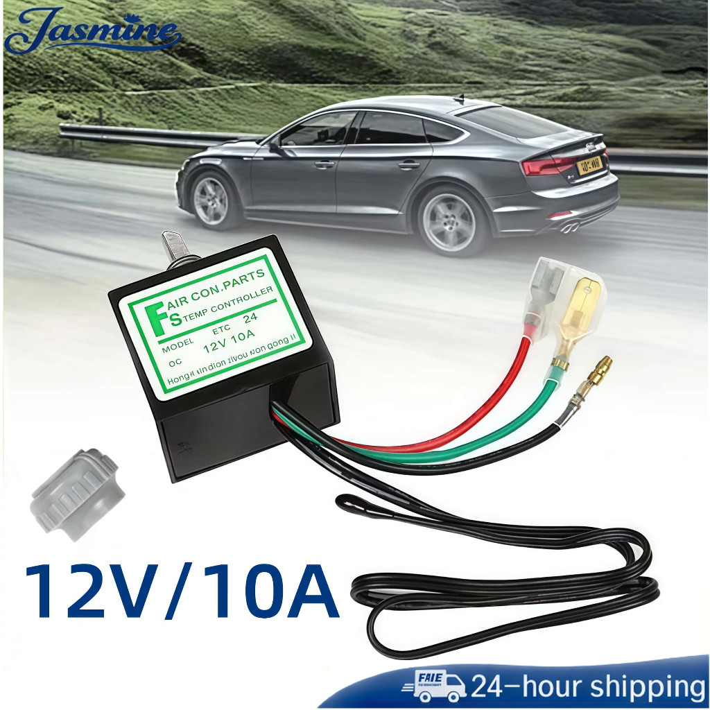 Thermistor Thermostat Elektrik AC Mobil 12V/10A Air Conditioner Electronic Thermostat Switch