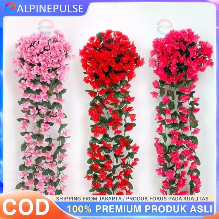 BUNGA JUNTAI DAISY / BUNGA GANTUNG JUNTAI SAKURA / BUNGA ARTIFICIAL - BUNGA HIAS DINDING