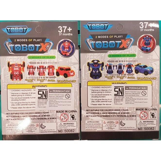 Robot Tobot X Dan Robot Tobot Y