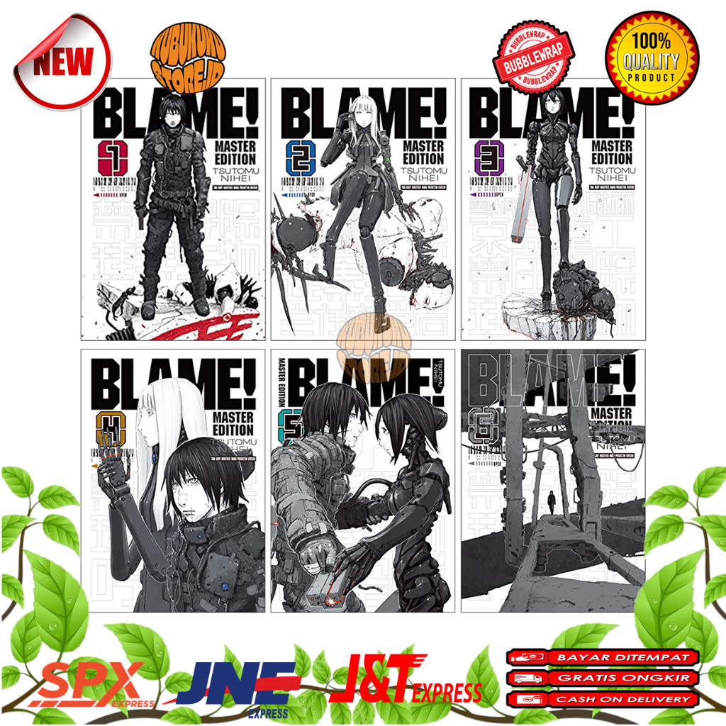 Komik Manga: BLAME Master Edition vol 1-6 by Tsutomu Nihei