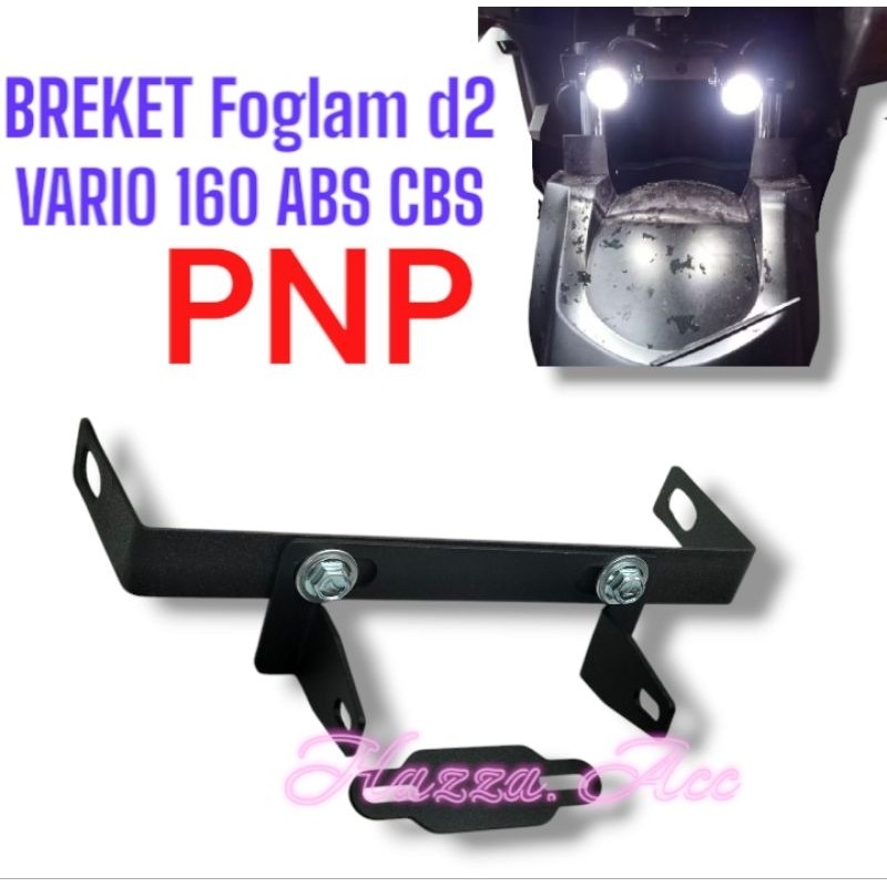 Bracket Lampu Tembak D2 Laser Vario 160 - Dudukan Lampu Tembak Led Kolong