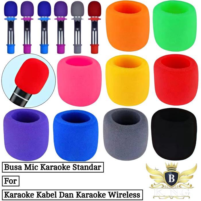 Sarung Busa Mic Karaoke / Cover Busa Mic Karaoke / Foam Microphone Karaoke - Busa Mikrofon Karaoke