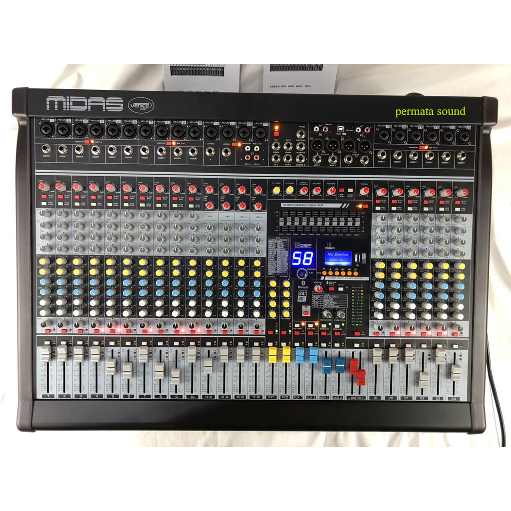 MlXER MIDAS V240 MIXER AUDIO MIDAS V 240 MIXER 24 CHANNEL