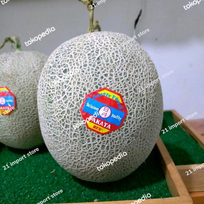 Sweety Farms Melon Sakata | Melon Daging  Orange  | 1 buah