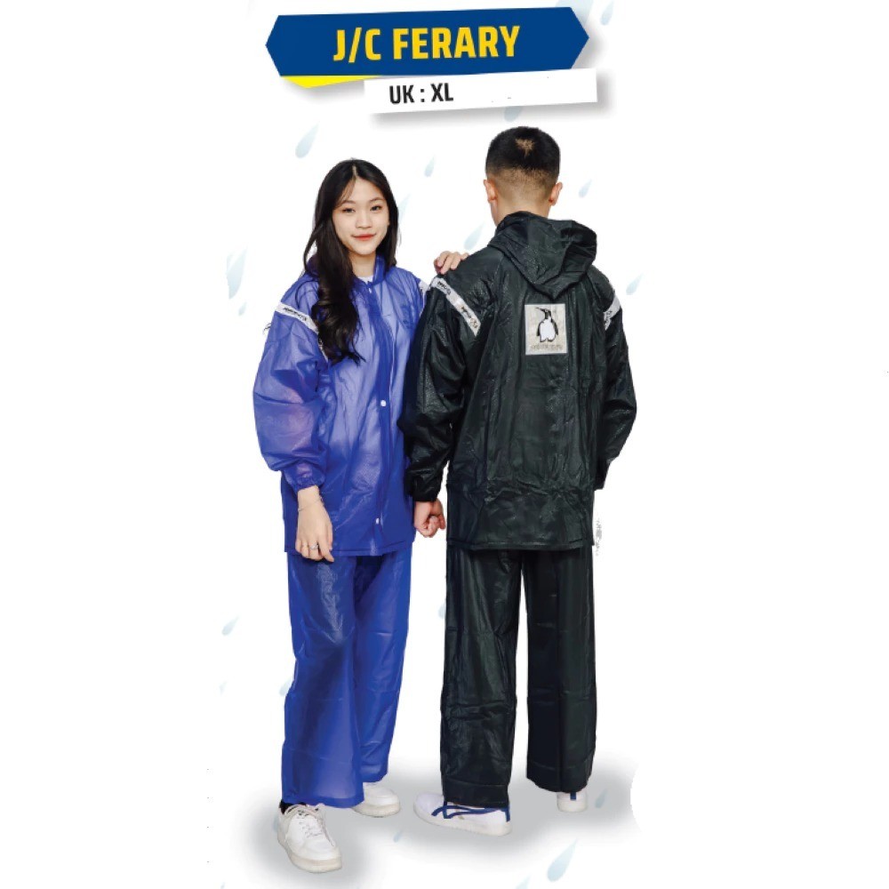 Jas hujan jaket celana FERRARI PENGUIN'S