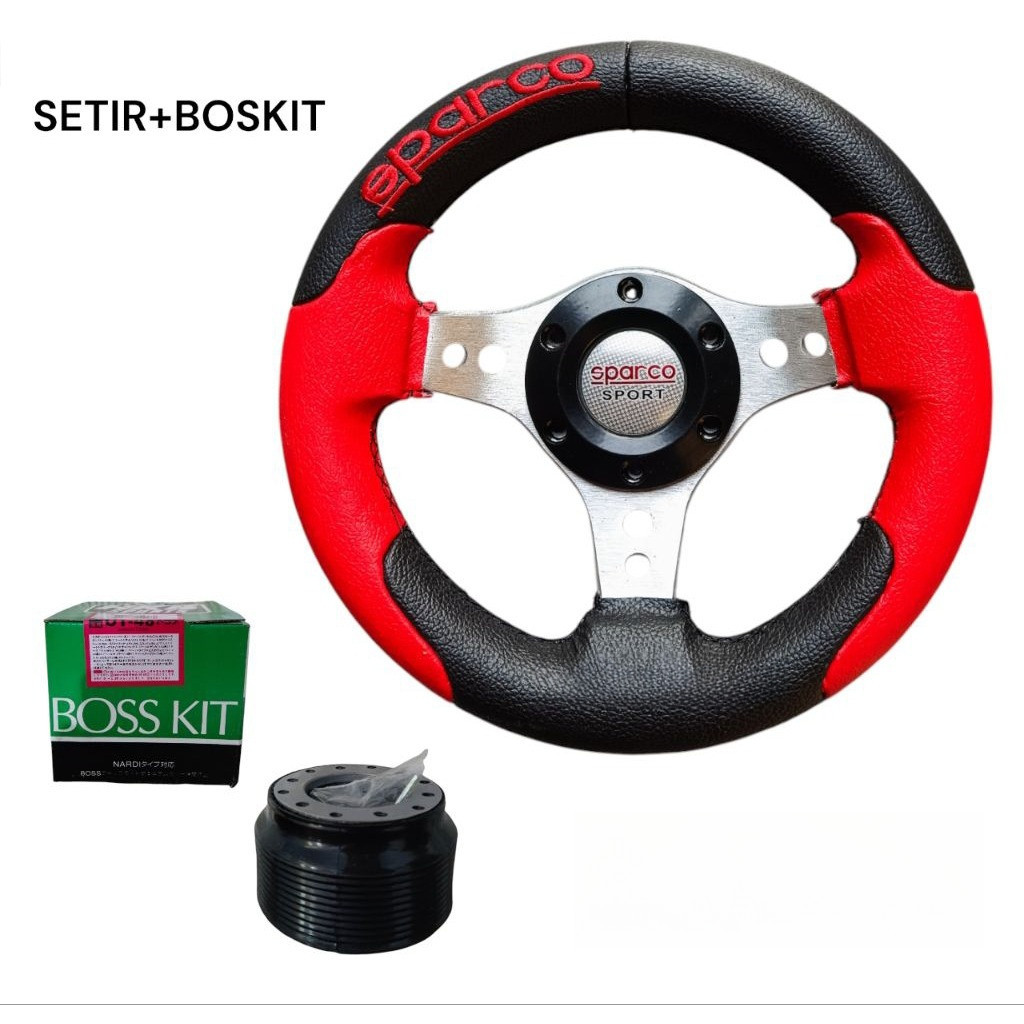 Stir Setir Mobil Racing Universal Truk Trek Variasi Custom Lokal Komplit Tinggal pasang mobil dan tr