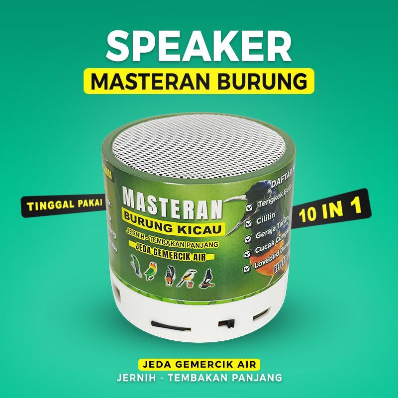 Speaker Masteran Burung Kicau Jernih Tembakan Panjang Jeda Gemercik Air