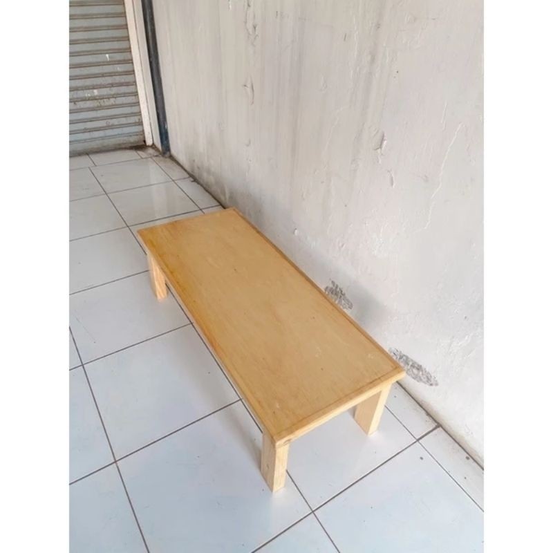 Meja lesehan, PLT 120X40X30 Meja makan lesehan, Meja lesehan besar, Meja makan lesehan, Meja belajar
