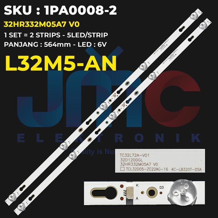 Backlight TV XIAOMI 32 inch L32M5-AN MI 4A A3 Elmatu JMCPart