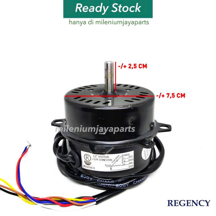[ANJIOY] Dinamo Kipas Angin Regency 12inch Tornado Besi ORIGINAL TEMBAGA