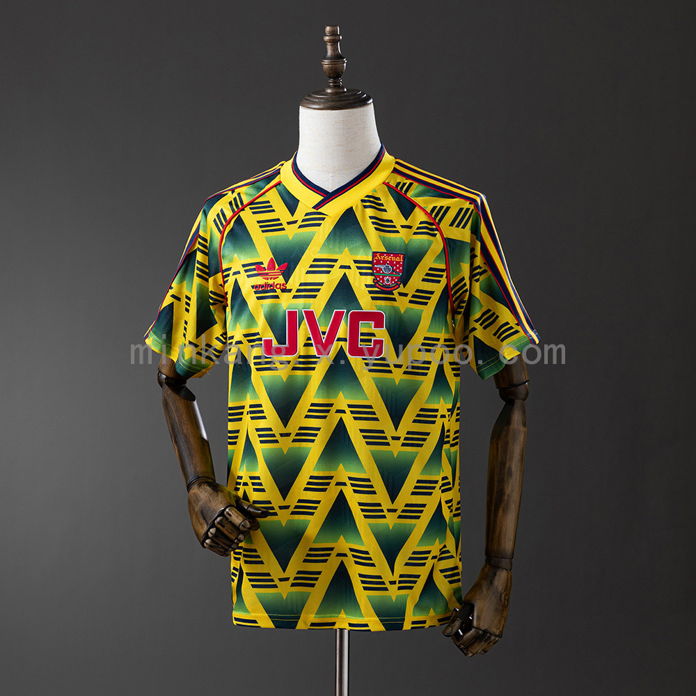 Jersey Retro 91/93 Arsenal away T shirt pria