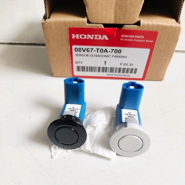 sensor kamera parkir bumper bemper depan honda crv turbo 2018 2019 2020 2021 2022 ori - putih qualit