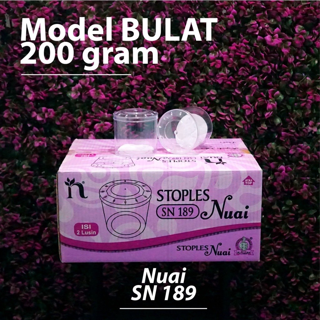 Toples Nuai SN 189 - Model Bulat - Volume 200 gram - 0.2 kg